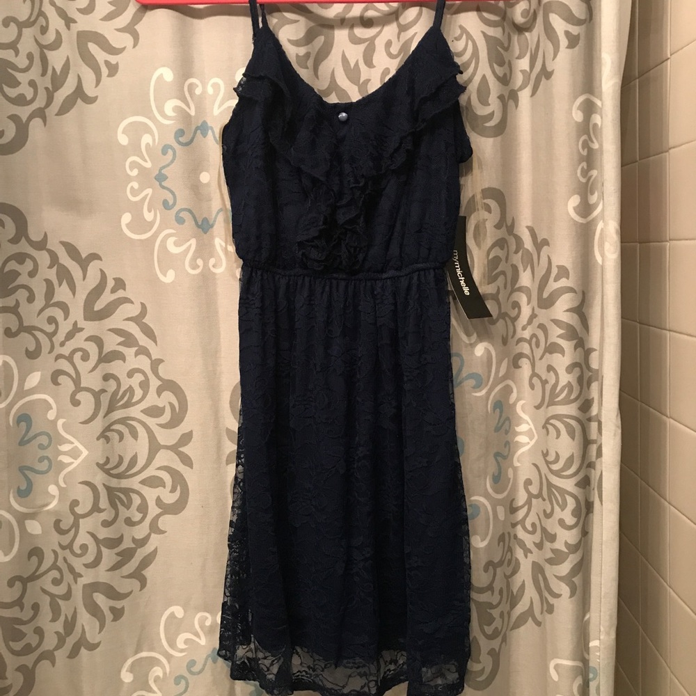 Navy blue dress